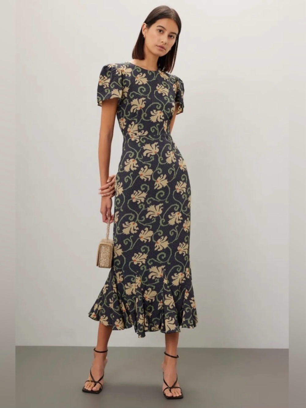 Rhode Lulani Mosaic Midi Dress size 6